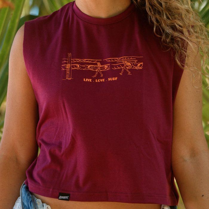 BONG-CROP-TOP-LIVE-LOVE-SURF - Image 2
