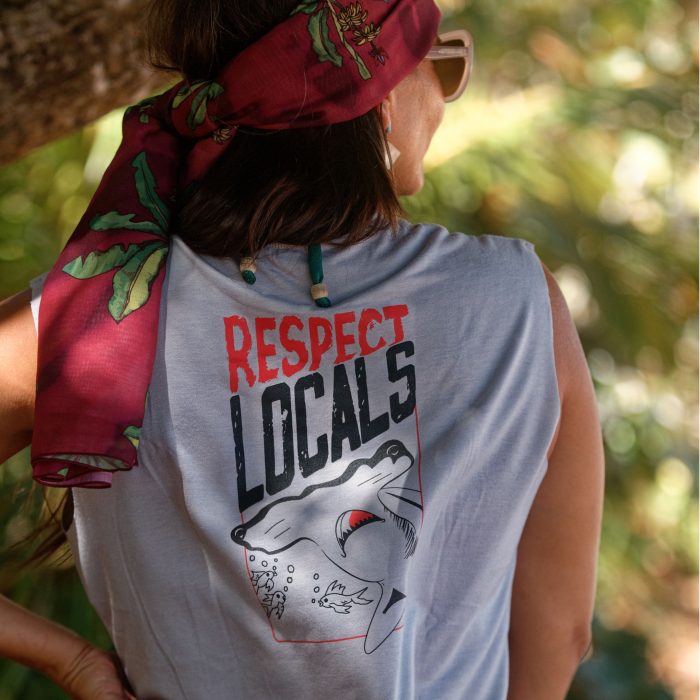 crop top, hammerhead, respect local, woman, panamanian brand