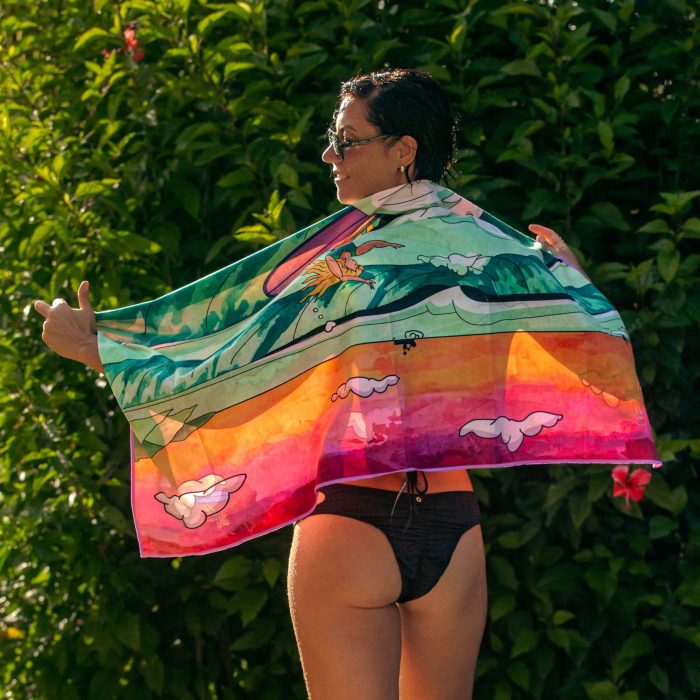 BONG-TRAVEL-TOWEL-BLACK-ROCK - Image 2