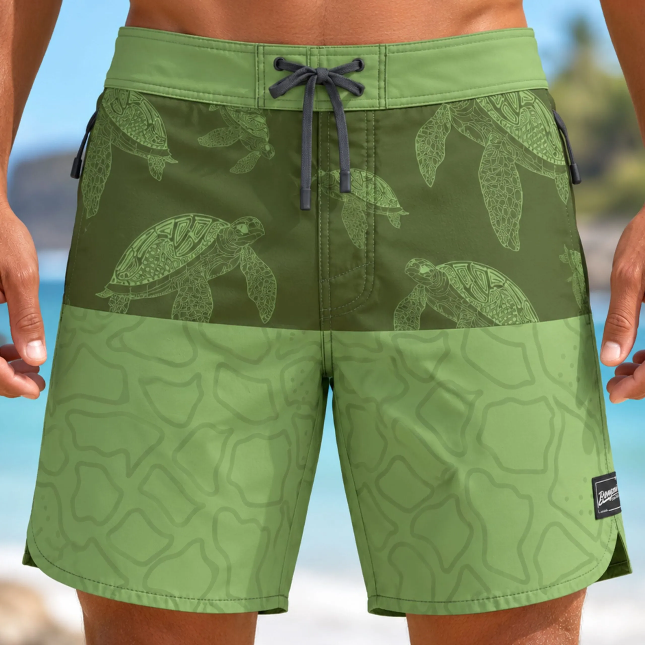 2 BONG-BOARDSHORT-TURTLE-SKIN - Image 1